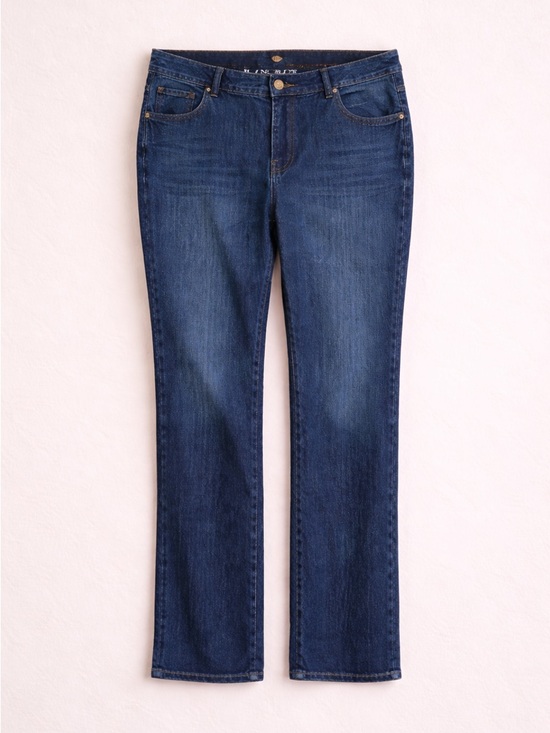 Lane Bryant Denim - Lane Bryant Genius Fit Straight Jeans 26W Average Dark Wash Stretch Plus Size